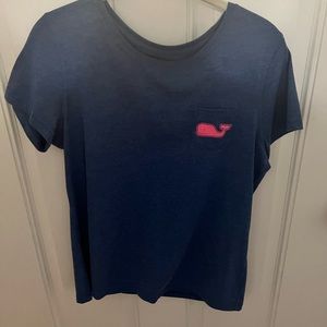 Vineyard Vines navy whale pocket t-shirt
